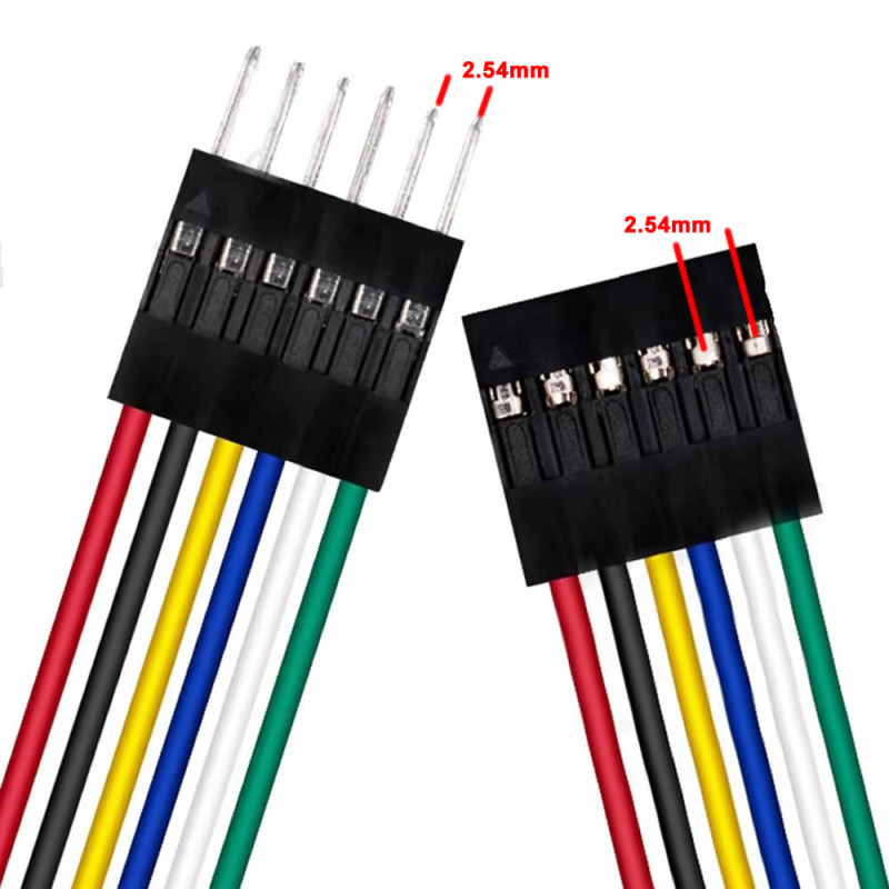 6 Pin Male Female Dupont Cable