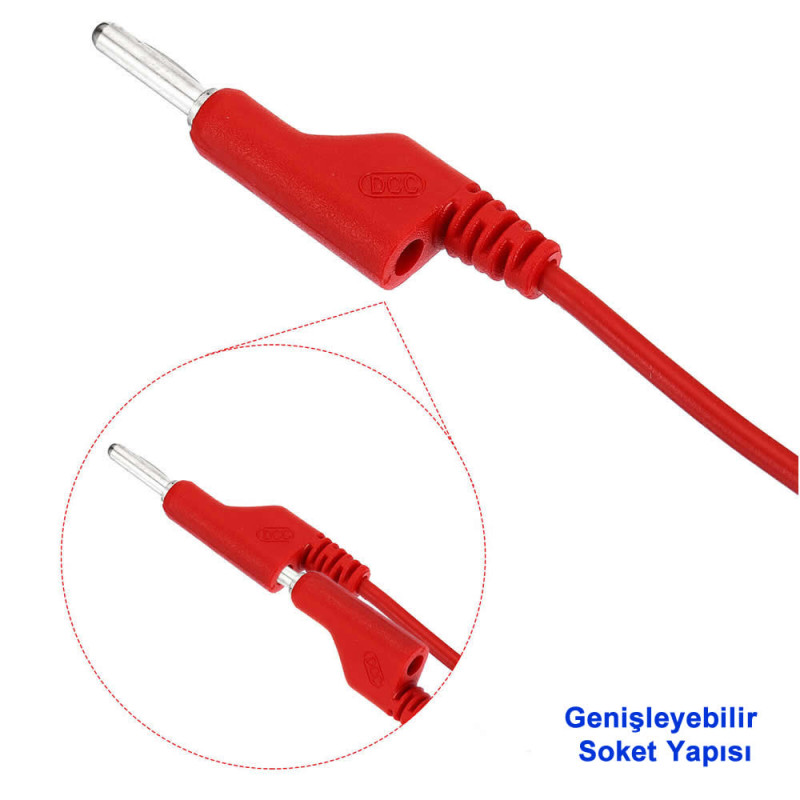 12A Banana Banana Cable Pair