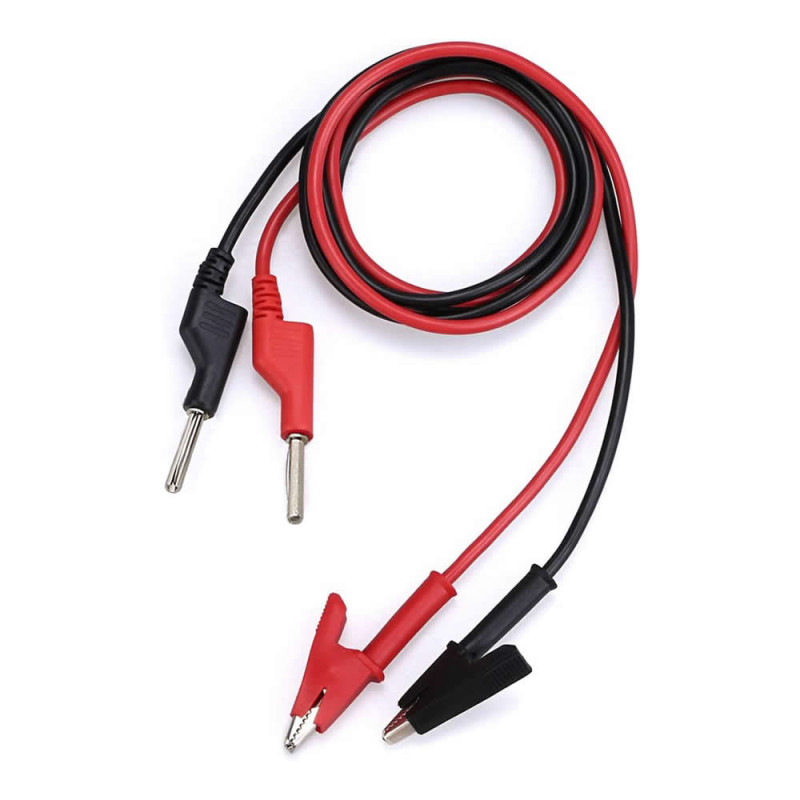 12A Crocodile Banana Cable Pair