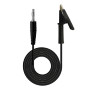 12A Crocodile Banana Black Cable 1 Meter