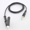 12A Crocodile Banana Black Cable 1 Meter