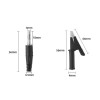 12A Crocodile Banana Black Cable 1 Meter