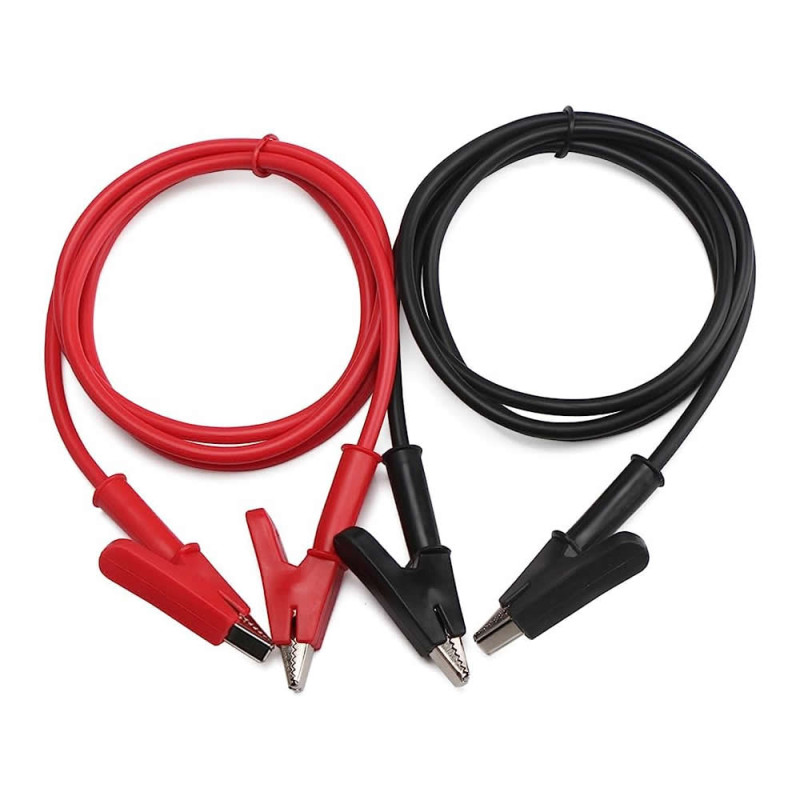 12A Crocodile Crocodile Cable Pair 1 Meter