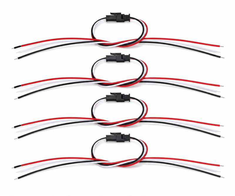 5 Pieces 3 Pin Jst Sm 15cm Cable Pair