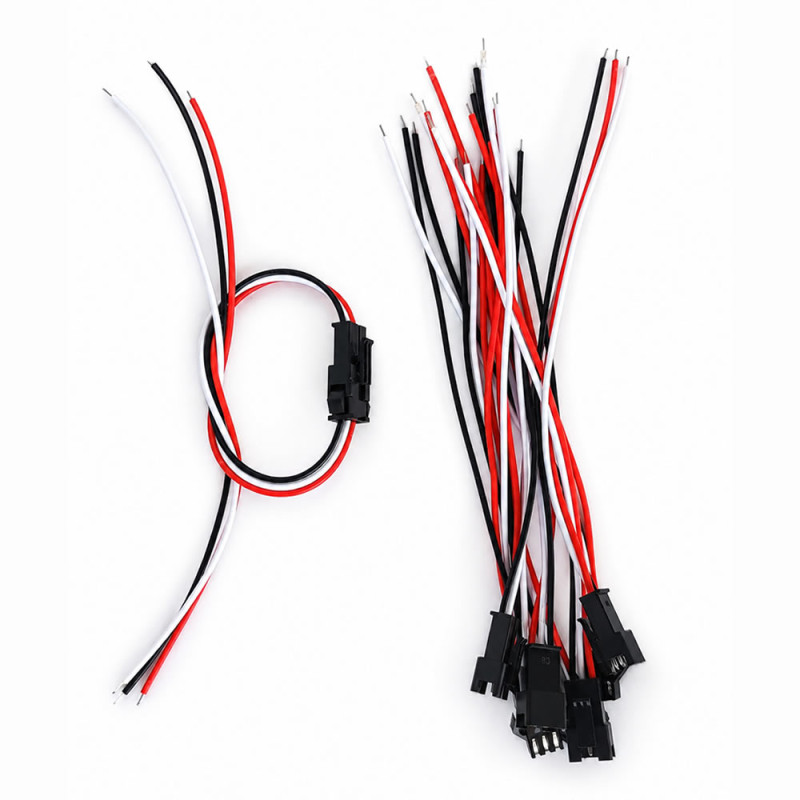 5 Pieces 3 Pin Jst Sm 15cm Cable Pair