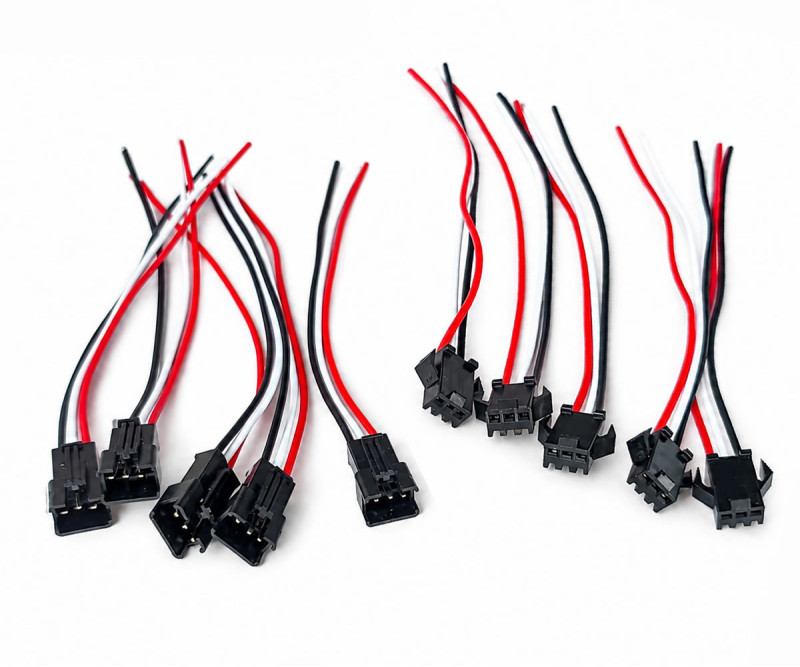 5 Pieces 3 Pin Jst Sm 15cm Cable Pair