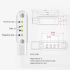 Usb 4 Pin Pogo Cable
