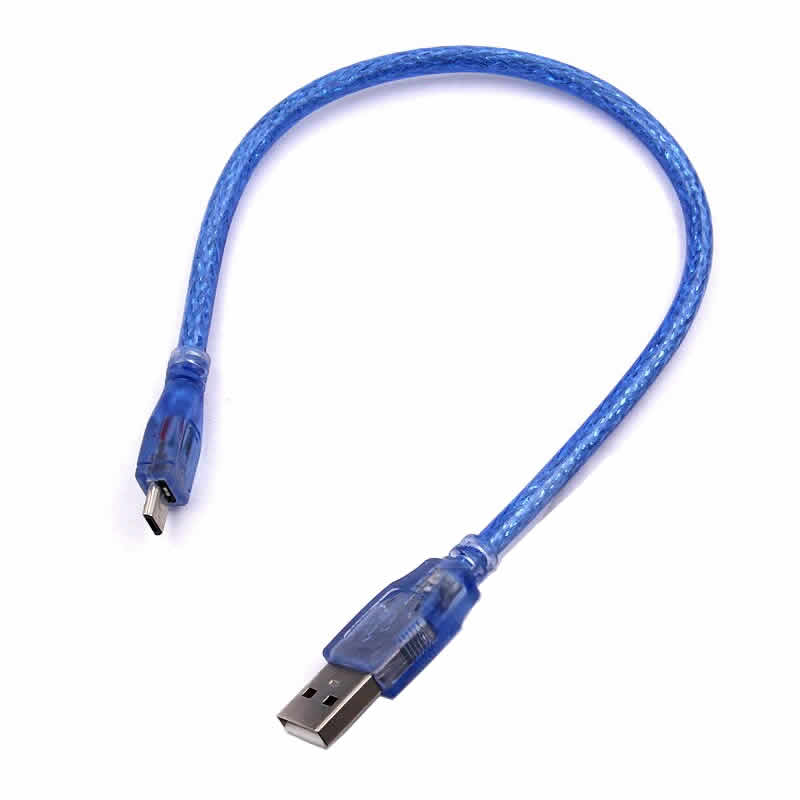 30cm Micro Usb Cable Blue