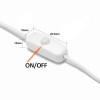 Usb Cable With Switch 1 Meter White