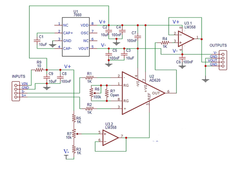 Ad620 Micro Voltage Signal Amplifier Module