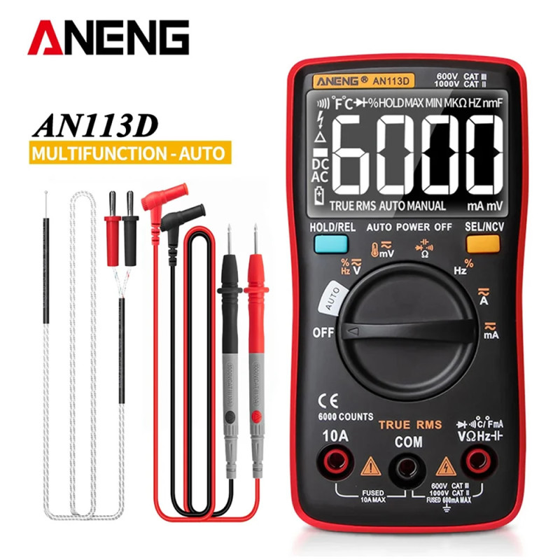 Aneng AN113D Digital Multimeter