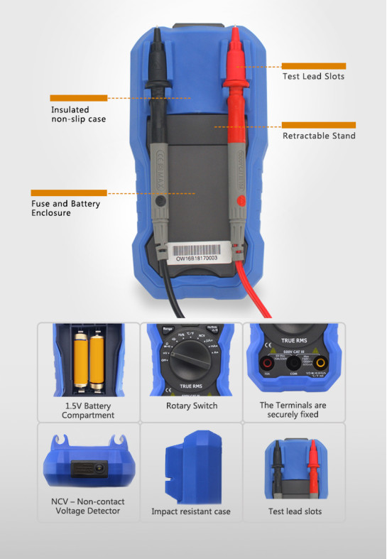 OW16B Bluetooth True RMS Multimeter