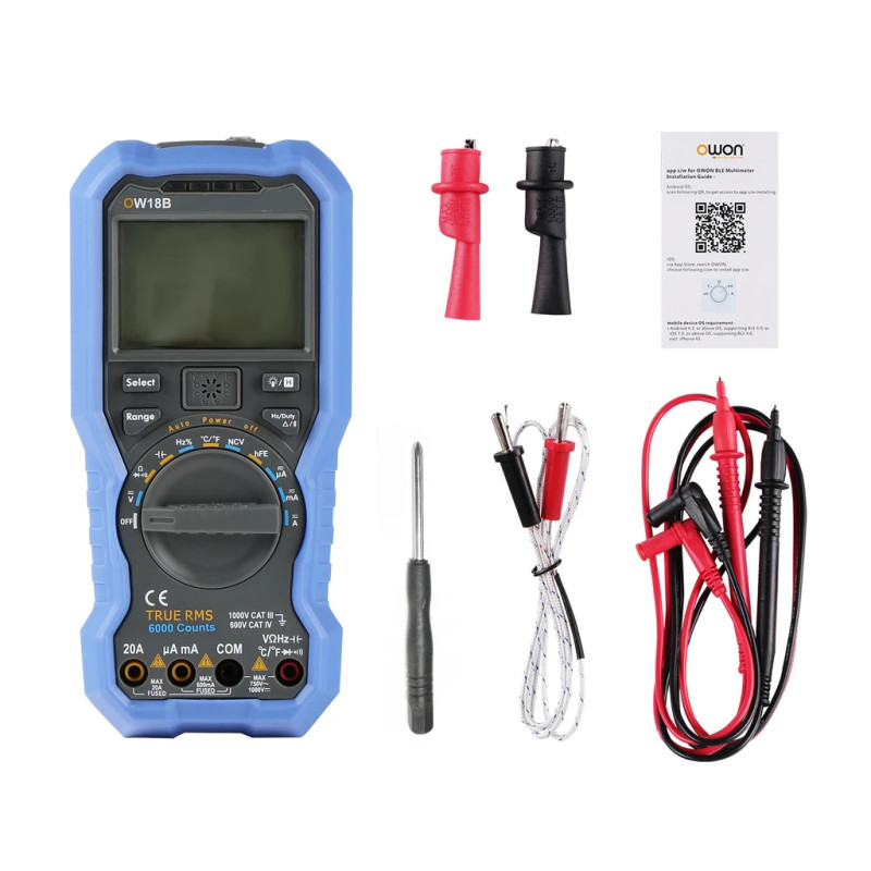OW18B Bluetooth True RMS Multimeter