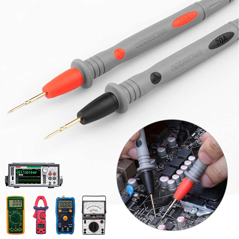 Needle Tip Multimeter Probe 1000V 20A