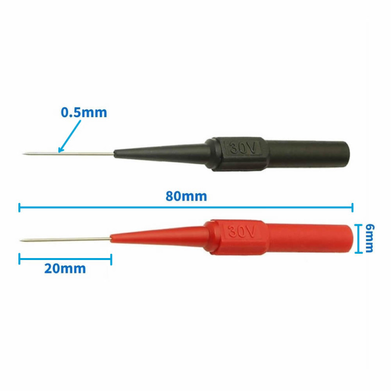 2 Pieces Needle Type Probe Tip