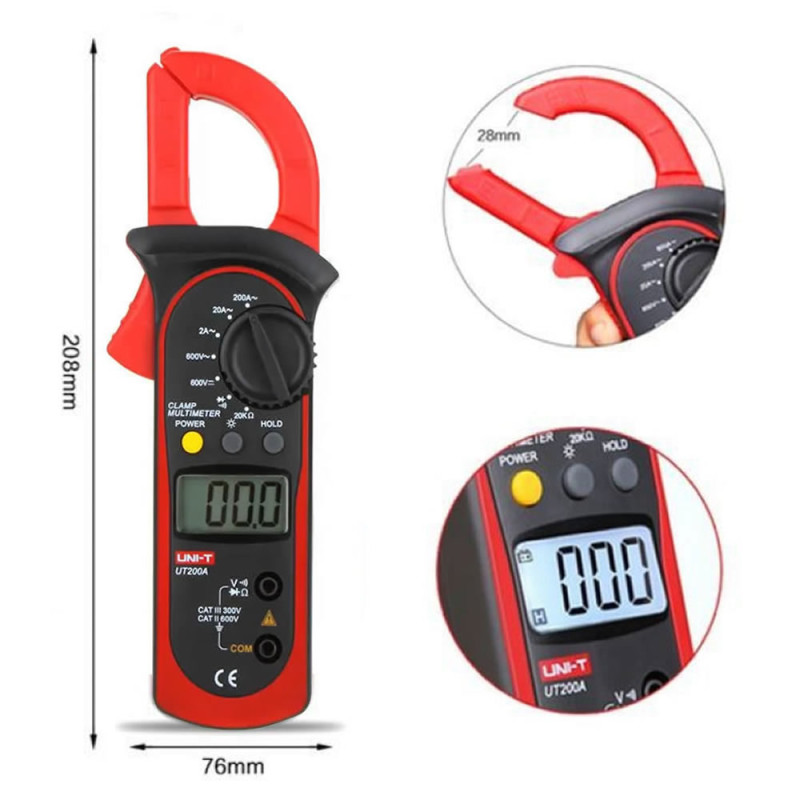 UNI-T UT200A Digital Multimeter Clamp Meter