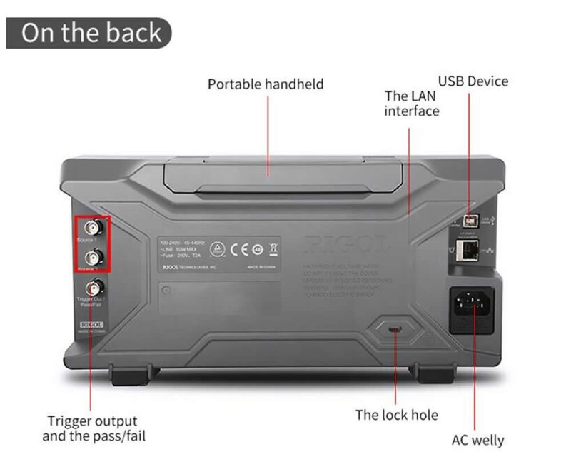 Rigol DS1054Z 50Mhz 4 Channel Digital Oscilloscope