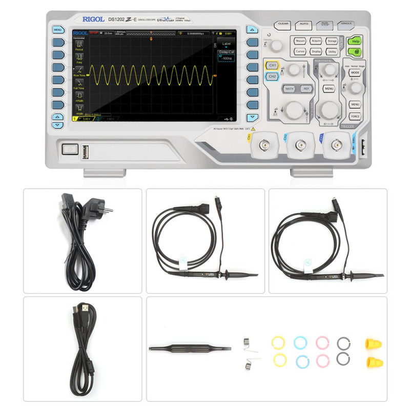 Rigol DS1202Z-E 200Mhz 2 Channel Oscilloscope