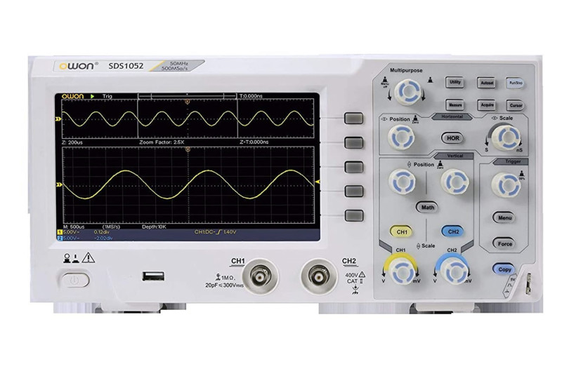 OWON SDS1052 50Mhz 2 Kanal Osiloskop