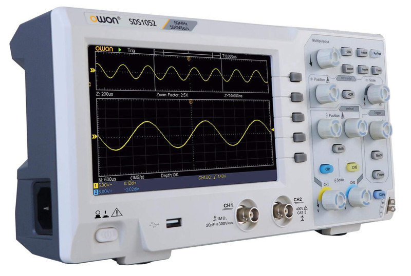 OWON SDS1052 50Mhz 2 Kanal Osiloskop