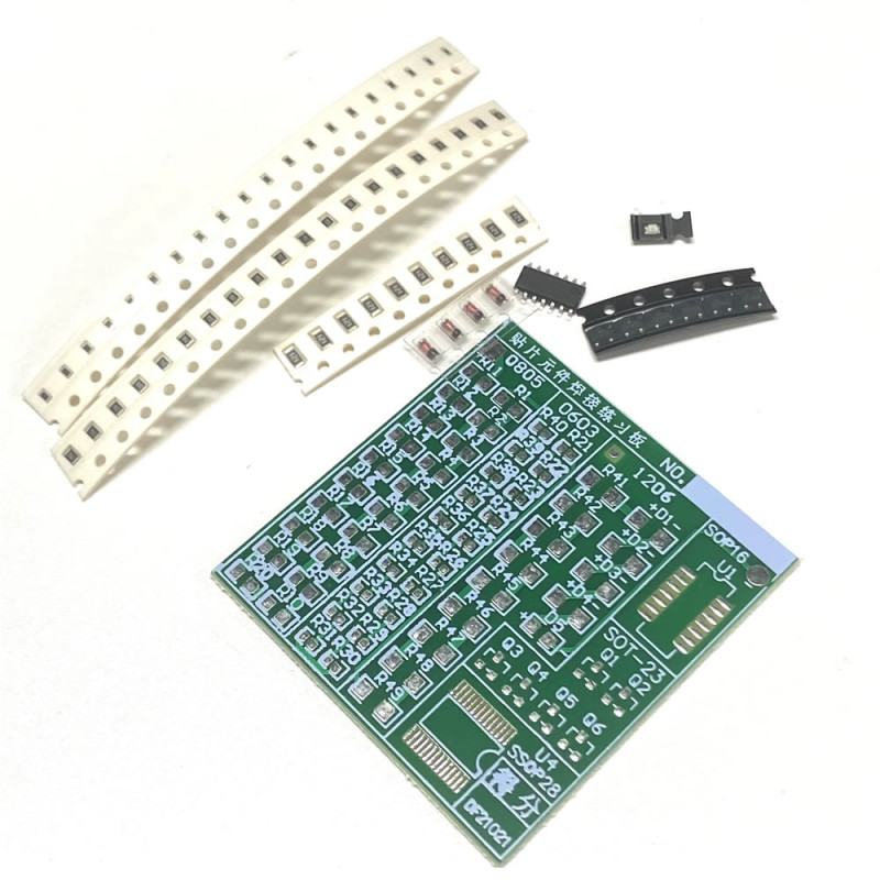Smd Soldering Learning Kit 62 Pieces
