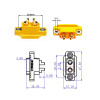 XT60 Mount Type Male Connector